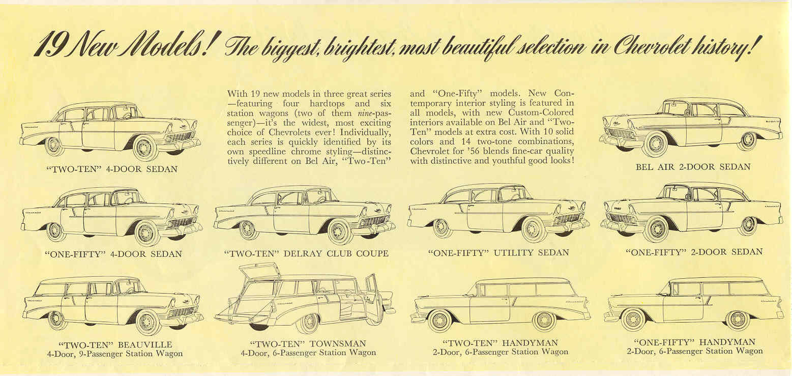 1956 Chevrolet Brochure Page 7